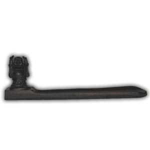 Oriental Chinese Incense Burner Stand Support - Happy Buddha, Hands Up