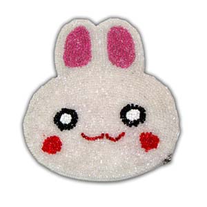 Porte-Monnaie en Perle - Lapin
