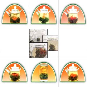 36 Blooming Flower Tea Balls - 6 Differents Types