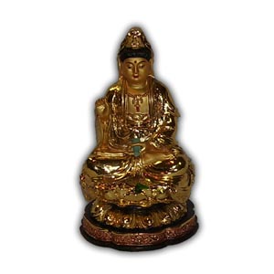 Sitting Kwan Yin Chinese Goddess of Mercy