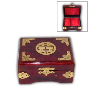 Oriental Chinese Jewelry Box - Double Happiness