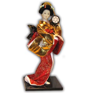Oriental Japanese Geisha, with Drum II