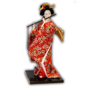 Oriental Japanese Geisha, Flute
