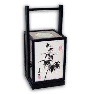 Lampe Japonaise - Nikko, Poign�e (Noir)