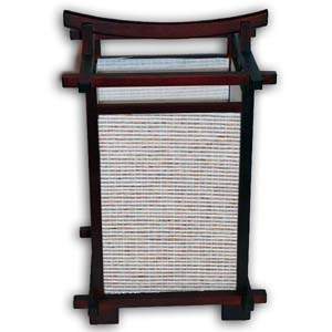 Lampe Japonaise - Nara, Caf� (Brun)