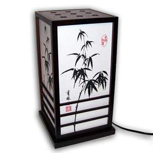 Japanese Lamp - Nikko, Large, Bamboo (Brown)