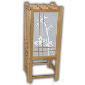 Lampe Japonaise - Shoji, Large, Bambou (Naturel)