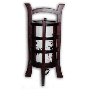 Japanese Lamp - Khabarovsk, Large, Bamboo (Brown)