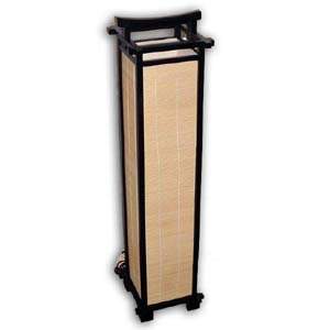 Japanese Floor Lamp - Nara, Matchstick (Black)