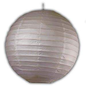 Rice Paper Lantern - Round, 14in, White