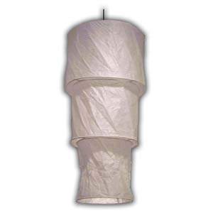Lanterne en Papier de Riz - Trois �tages, Rond, Blanc