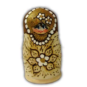 Russian Matreshka Nesting Doll, Set of 5