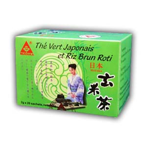 Mayaka Japanese Green Tea with Roasted Brown Rice (20 bags)